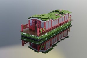 #为梦想冲刺，荷花船，禁止商用，